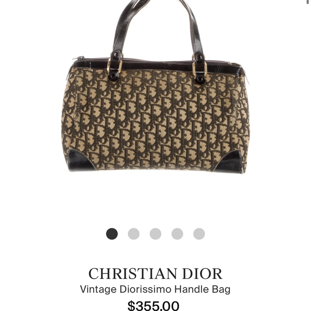 christian dior - diorissimo handle shoulder bag